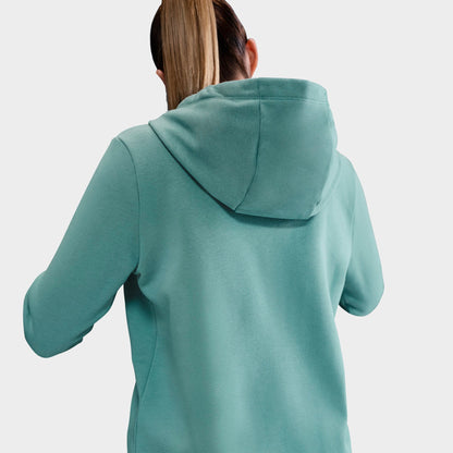 Women's Nike Sportswear Club Fleece Full-Zip Hoodie - Cannon/White