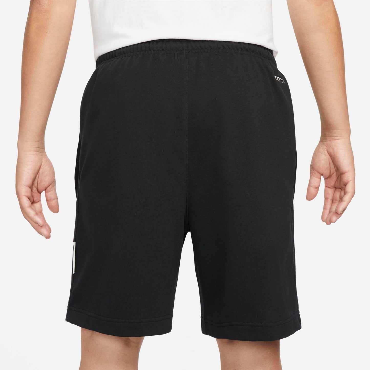 Men's Nike Dri-FIT Standard Issue French Terry Shorts - Black/Pale Ivory