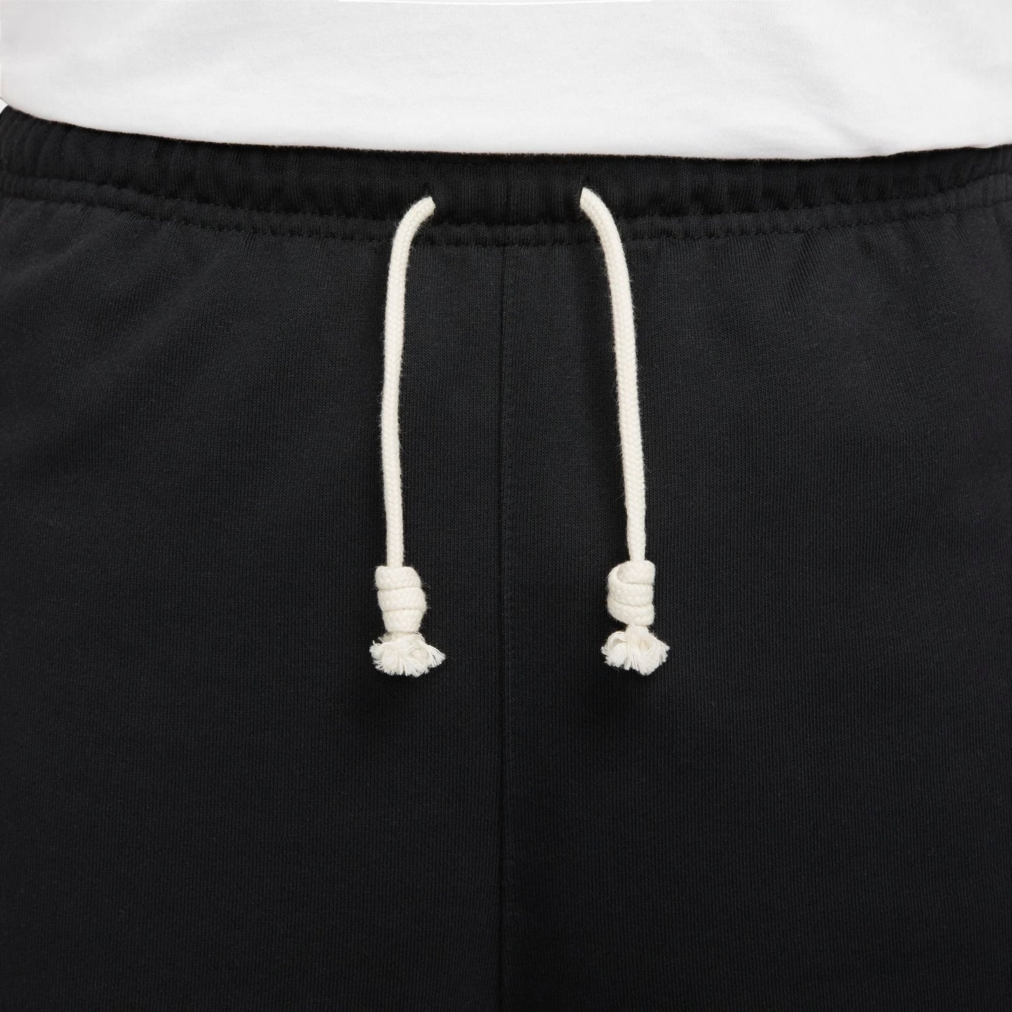 Men's Nike Dri-FIT Standard Issue French Terry Shorts - Black/Pale Ivory
