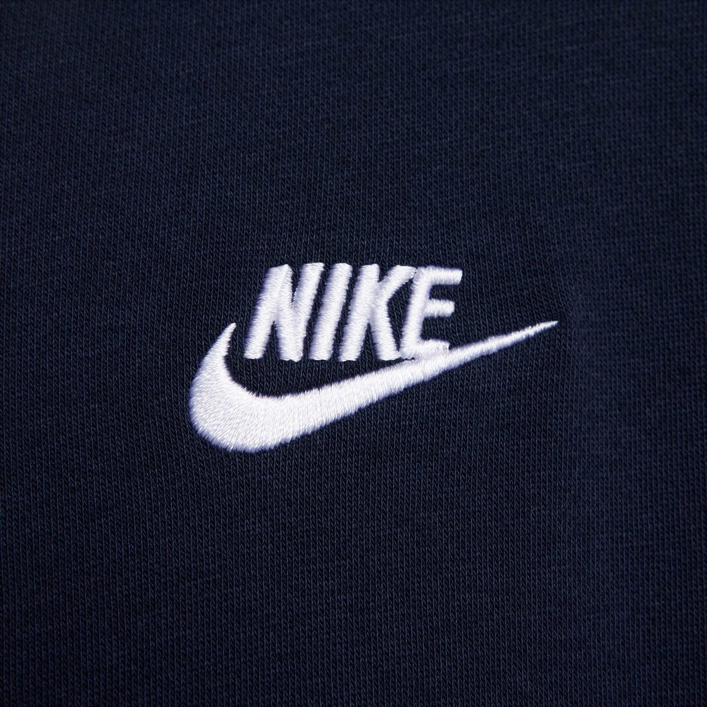 Women's Nike Sportswear Club Fleece Pullover Hoodie - Obsidian/White