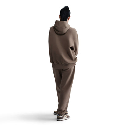 Women's Nike Sportswear Phoenix Fleece Oversized Pullover Hoodie - Mink Brown/Sail