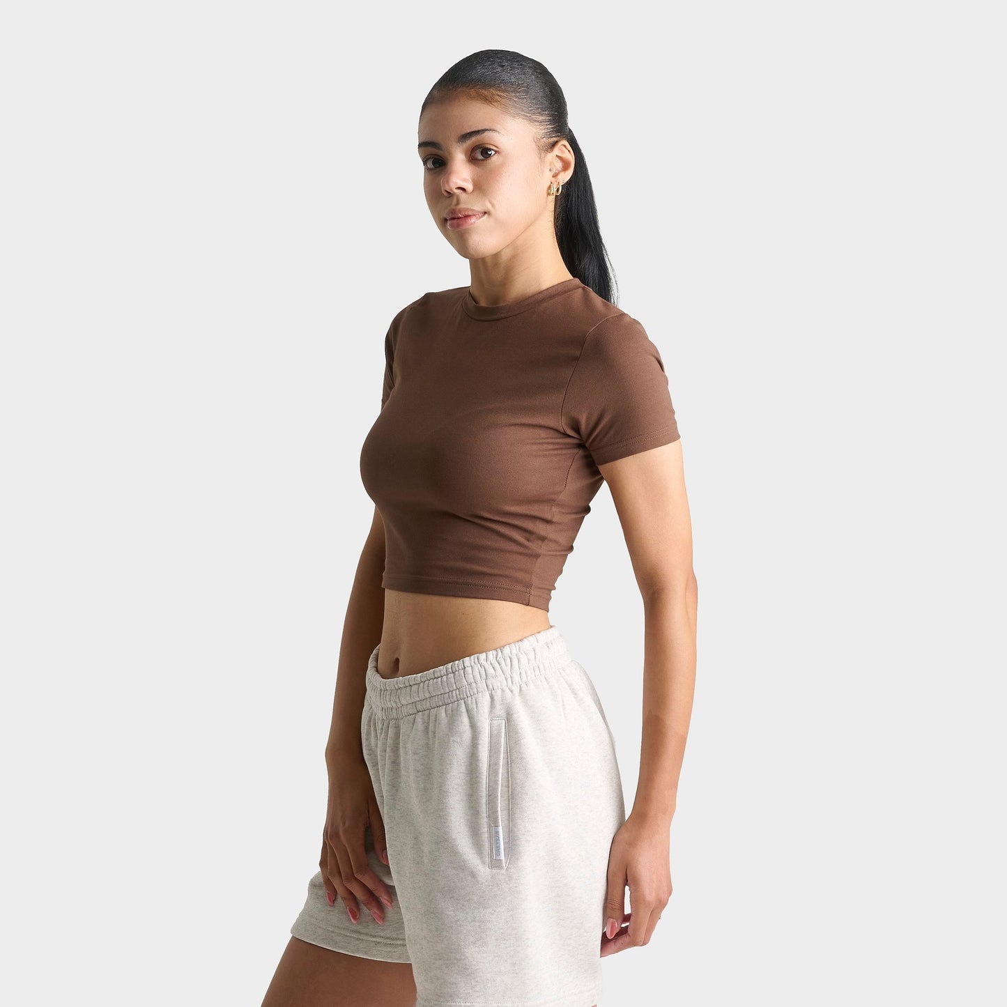 Women's DAILYSZN Baby T-Shirt - Chestnut