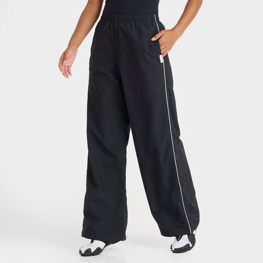 Women's DAILYSZN Weather-Resistant Piped Woven Pants - Black/White