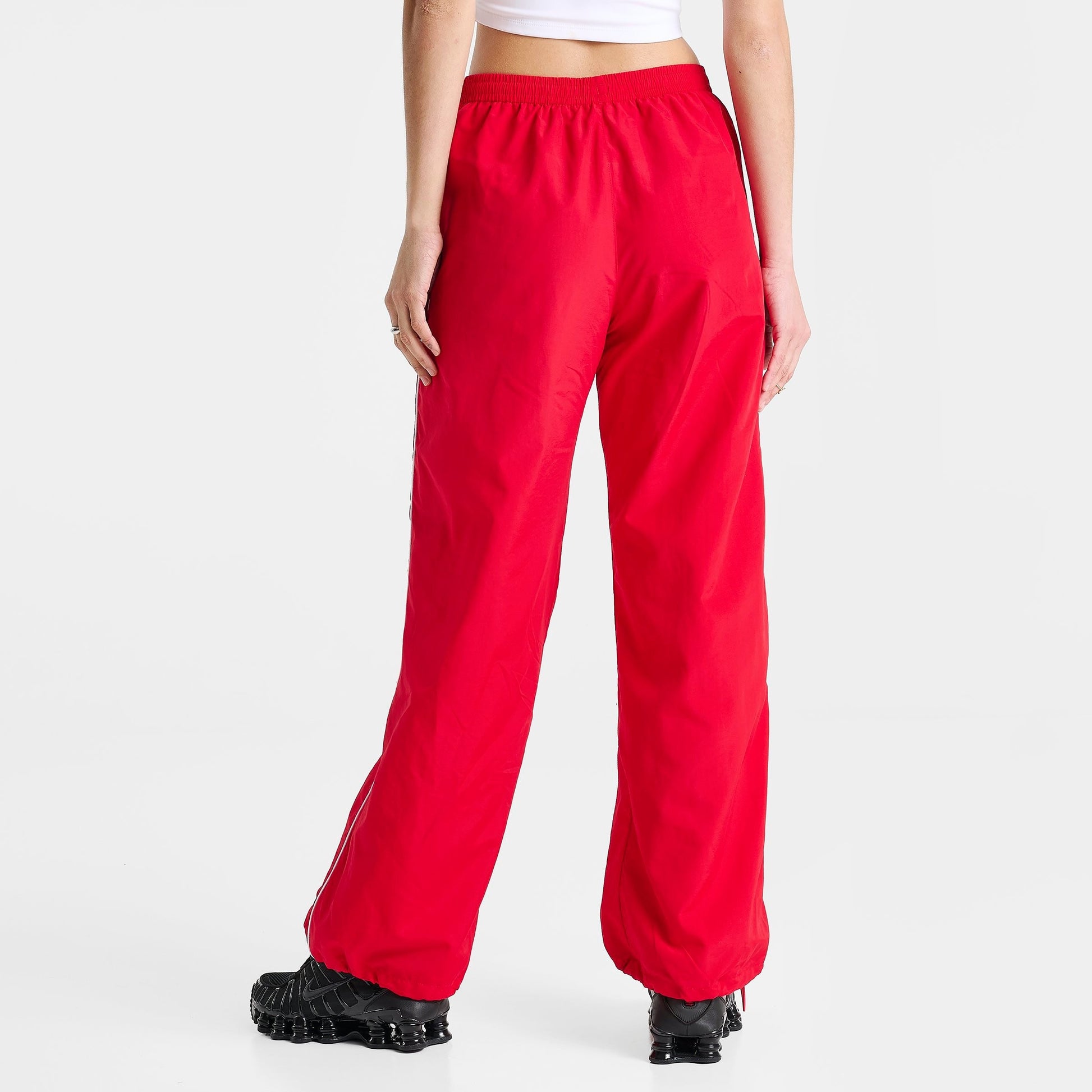 Women's DAILYSZN Weather-Resistant Piped Woven Pants - True Red