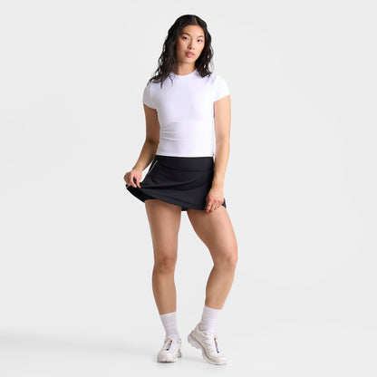 Women's DAILYSZN Piped Active Skort - Black