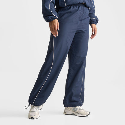 Women's DAILYSZN V2 Piped Woven Pants - Navy/Pink