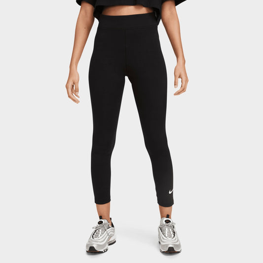 Women's Nike Sportswear Classic High-Waisted 7/8 Leggings - Black/Sail