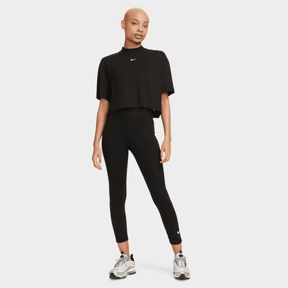 Women's Nike Sportswear Classic High-Waisted 7/8 Leggings - Black/Sail