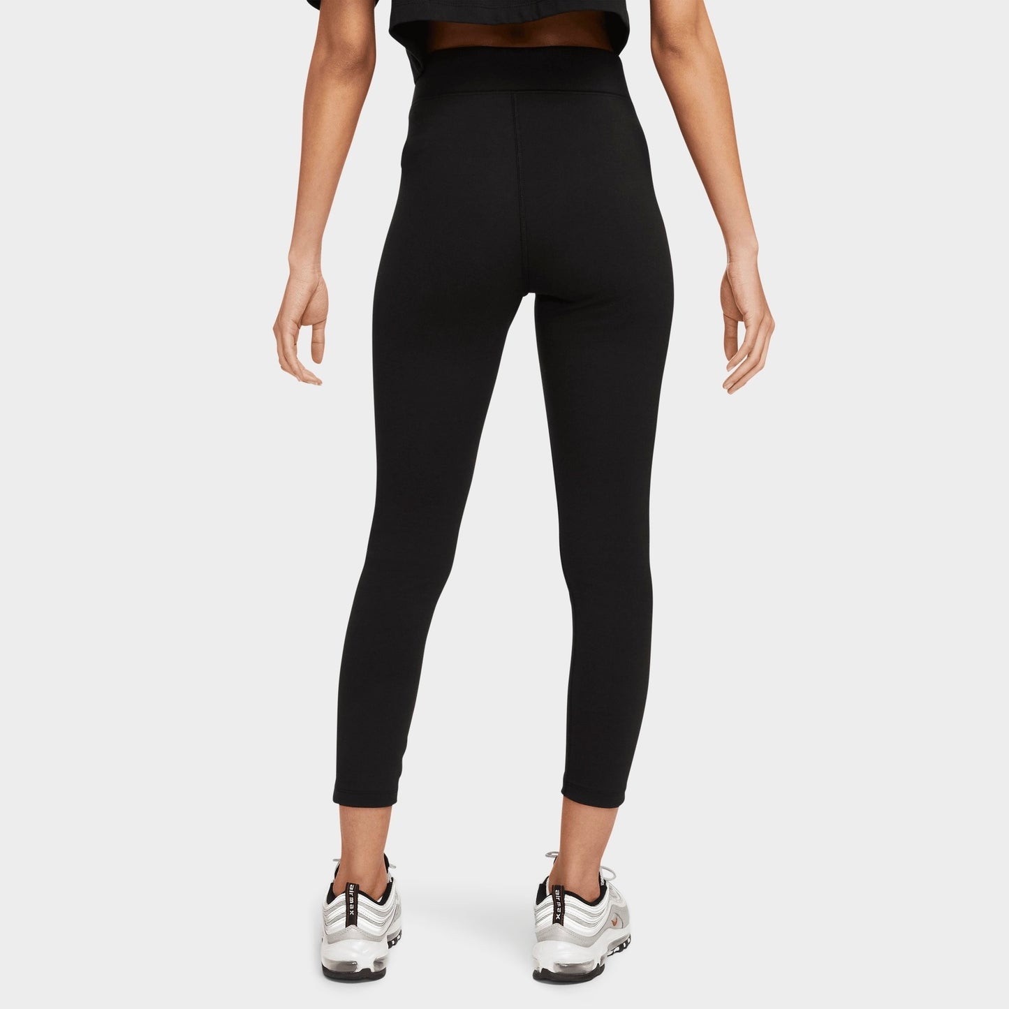 Women's Nike Sportswear Classic High-Waisted 7/8 Leggings - Black/Sail
