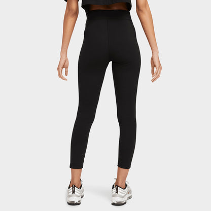 Women's Nike Sportswear Classic High-Waisted 7/8 Leggings - Black/Sail