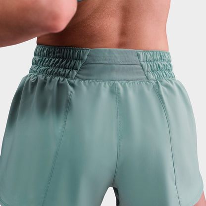 Women's Nike One Dri-FIT Mid-Rise 3" Brief-Lined Shorts - Cannon/Reflective Silver