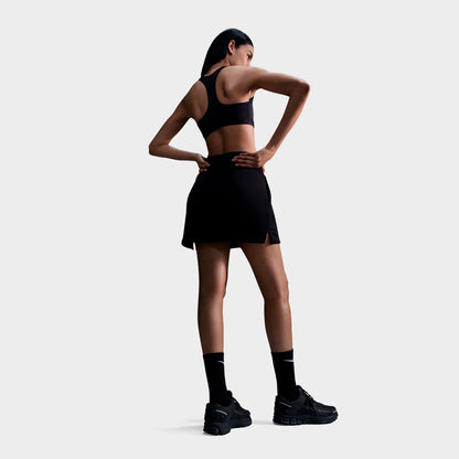 Women's Nike Swoosh Medium Support Sports Bra - Black/White
