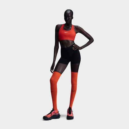 Women's Nike Swoosh Medium Support Sports Bra - University Red/White