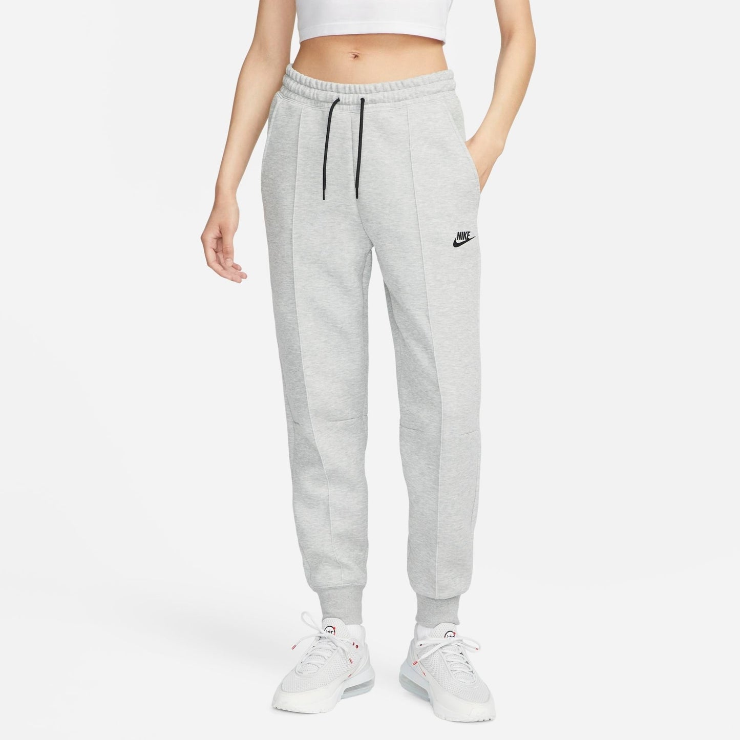 Women's Nike Sportswear Tech Fleece Jogger Pants - Dark Grey Heather/Black