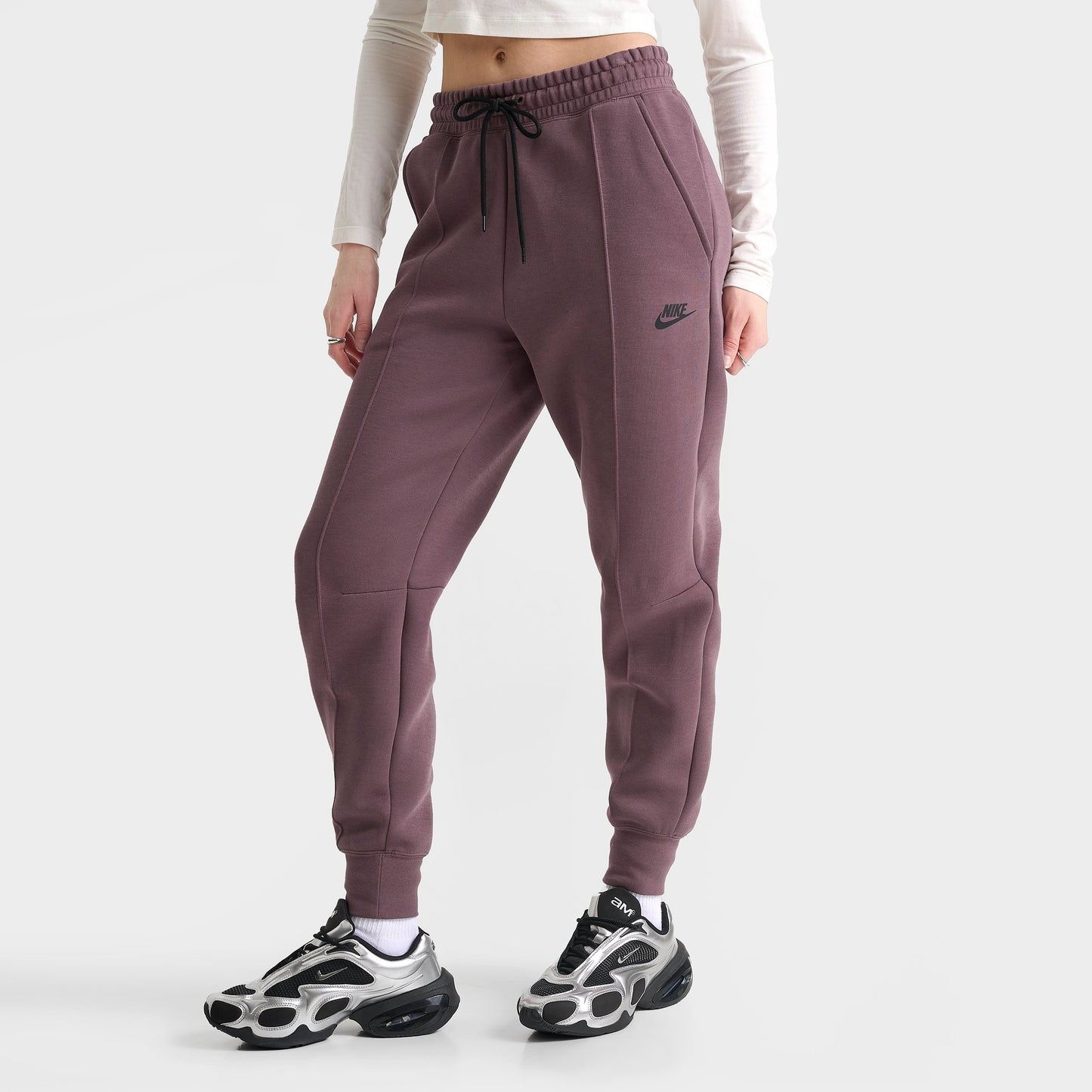 Women's Nike Sportswear Tech Fleece Jogger Pants - Tattoo/Black