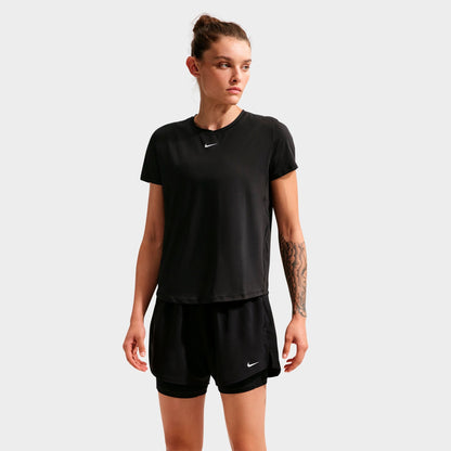 Women's Nike One Classic Dri-FIT Short-Sleeve T-Shirt - Black/White