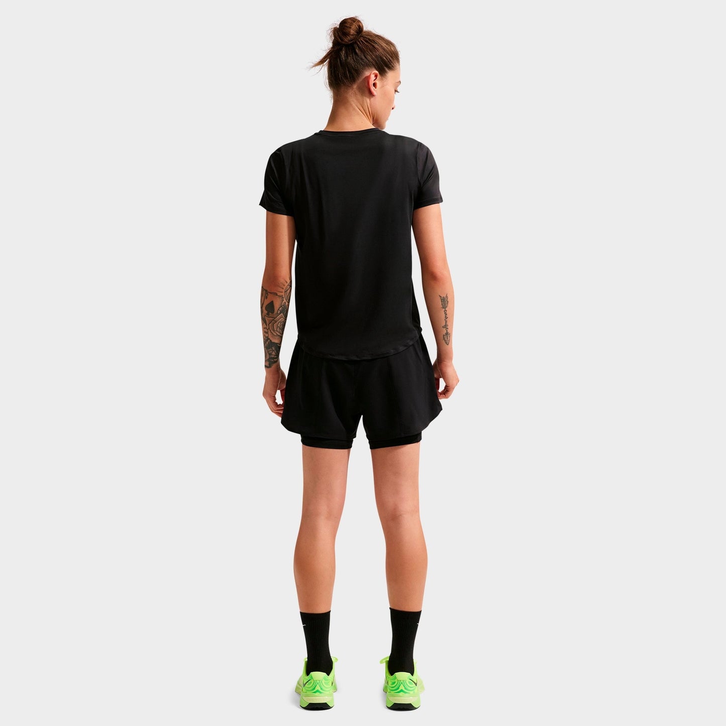 Women's Nike One Classic Dri-FIT Short-Sleeve T-Shirt - Black/White