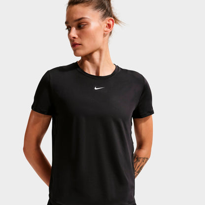 Women's Nike One Classic Dri-FIT Short-Sleeve T-Shirt - Black/White