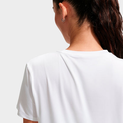 Women's Nike One Classic Dri-FIT Short-Sleeve T-Shirt - White/Black