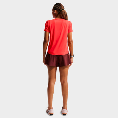 Women's Nike One Classic Dri-FIT Short-Sleeve T-Shirt - Light Crimson/White