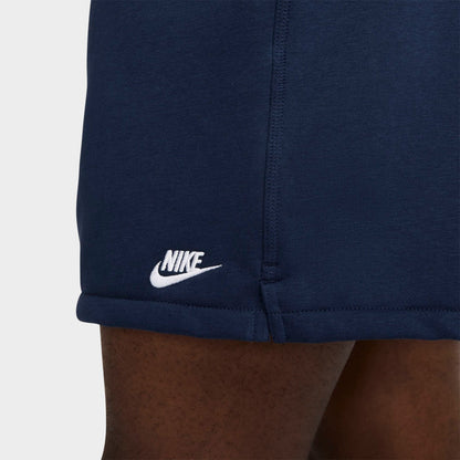 Men's Nike Club French Terry Flow Shorts - Obsidian/Obsidian/White