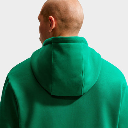 Men's Nike Club Fleece Embroidered Premium Full-Zip Hoodie - Malachite/Malachite/White