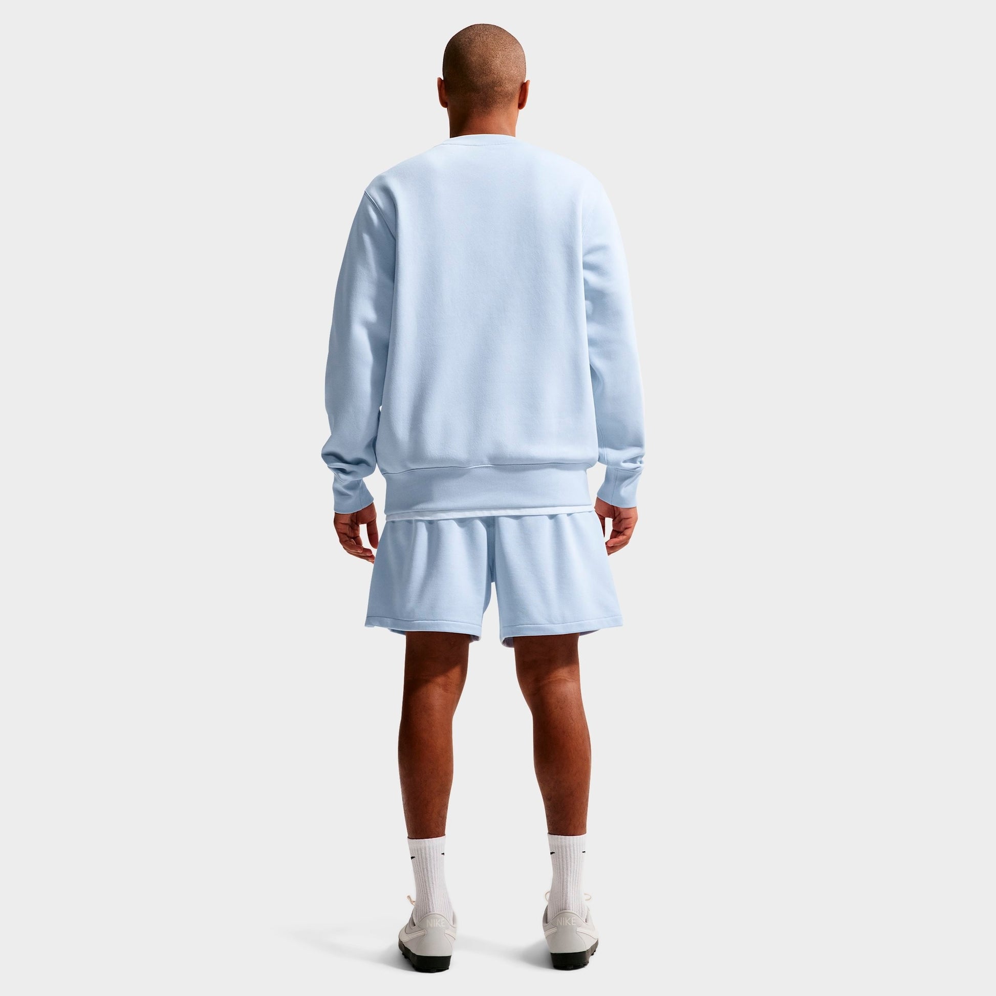 Men's Nike Club Fleece Premium Crewneck Sweatshirt - Hydrogen Blue/White