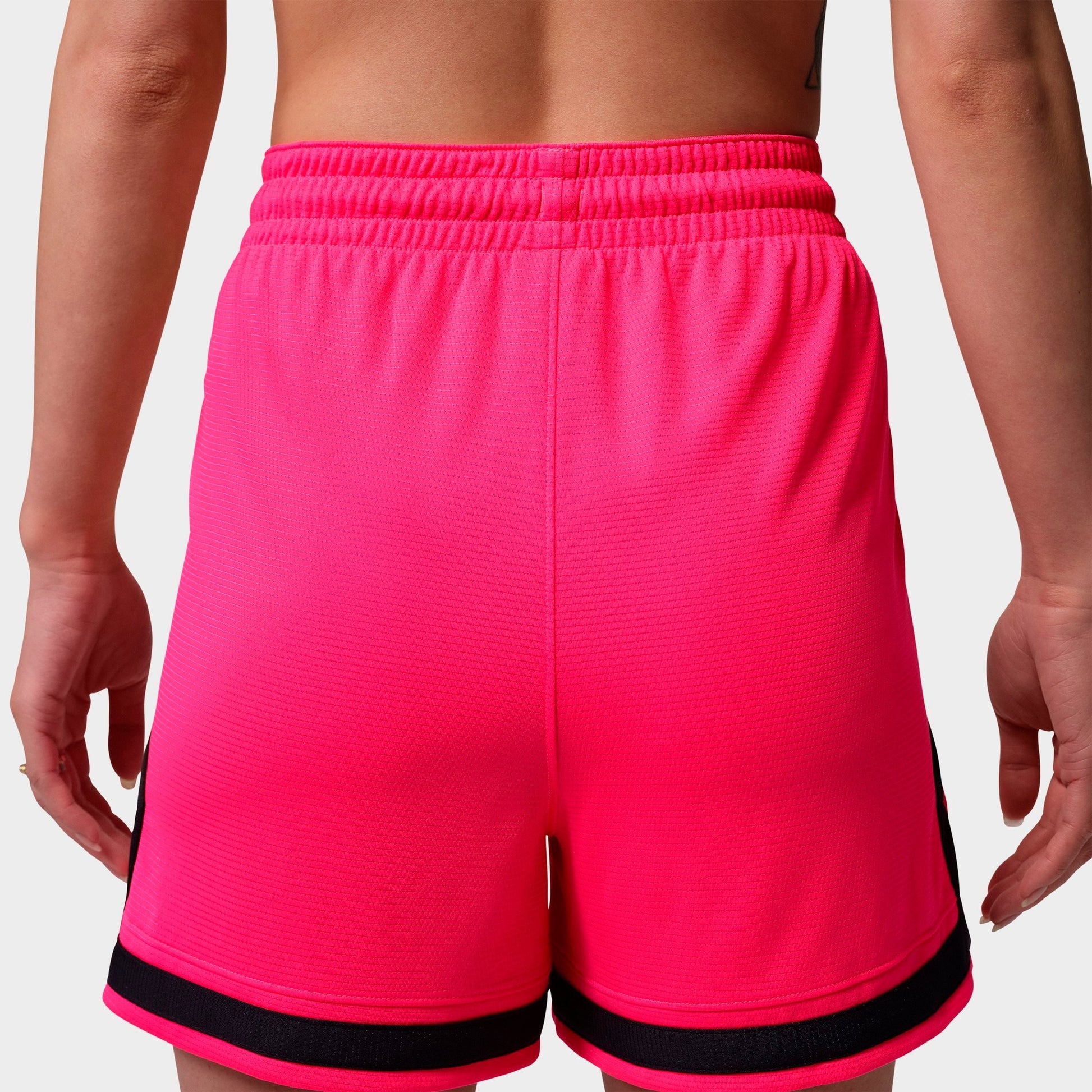 Women's Jordan Sport Leopard Print 4" Diamond Basketball Shorts - Hyper Pink/Black