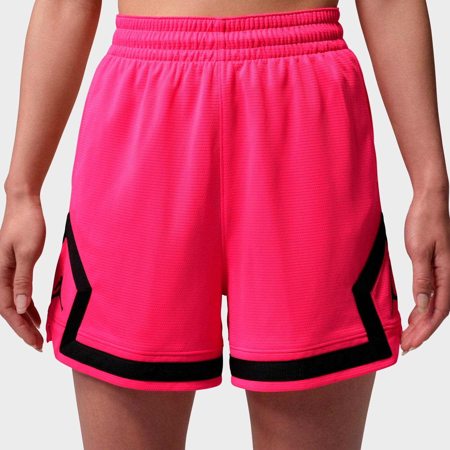 Women's Jordan Sport Leopard Print 4" Diamond Basketball Shorts - Hyper Pink/Black