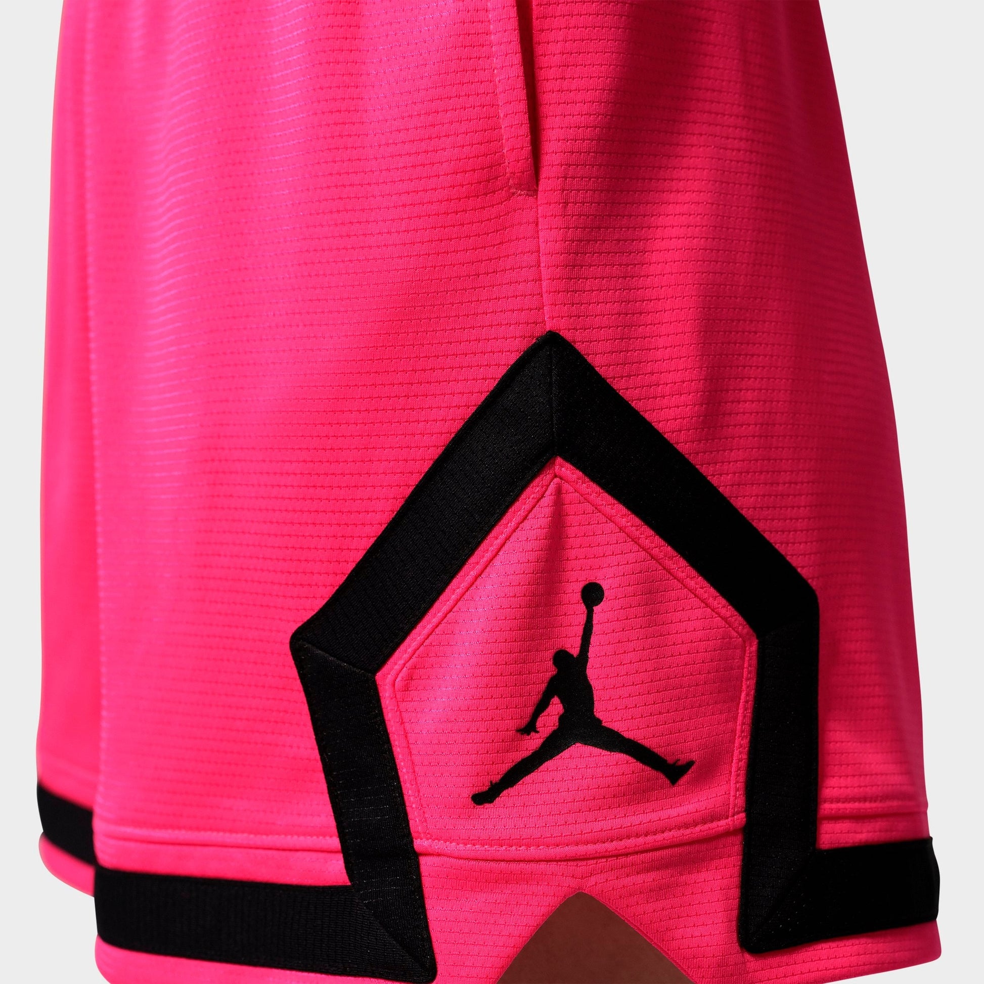 Women's Jordan Sport Leopard Print 4" Diamond Basketball Shorts - Hyper Pink/Black