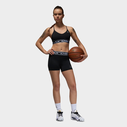 Women's Jordan Sport Indy Light Support Padded Sports Bra - Black/Stealth/Black/White