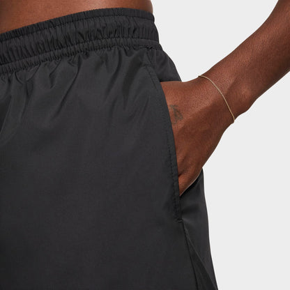 Women's Nike Sportswear Classic Mid-Rise Woven Shorts - Black/White