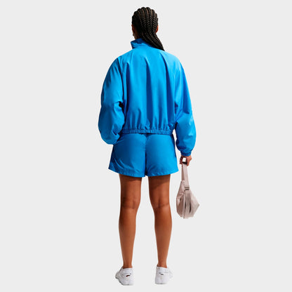 Women's Nike Sportswear Classic Mid-Rise Woven Shorts - Light Photo Blue/Sail