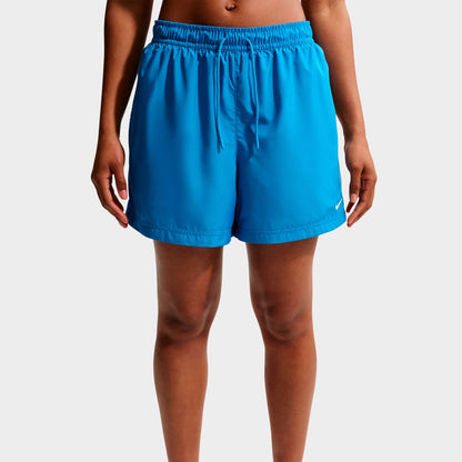 Women's Nike Sportswear Classic Mid-Rise Woven Shorts - Light Photo Blue/Sail