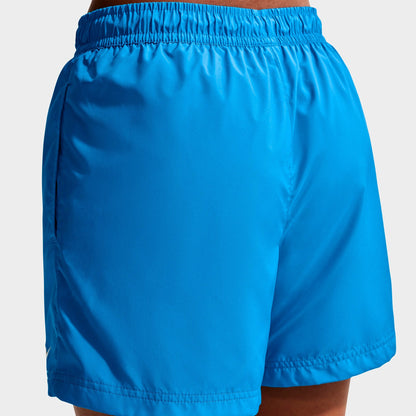 Women's Nike Sportswear Classic Mid-Rise Woven Shorts - Light Photo Blue/Sail