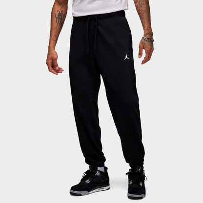 Men's Jordan Dri-FIT Sport Crossover Fleece Jogger Pants - Black/White