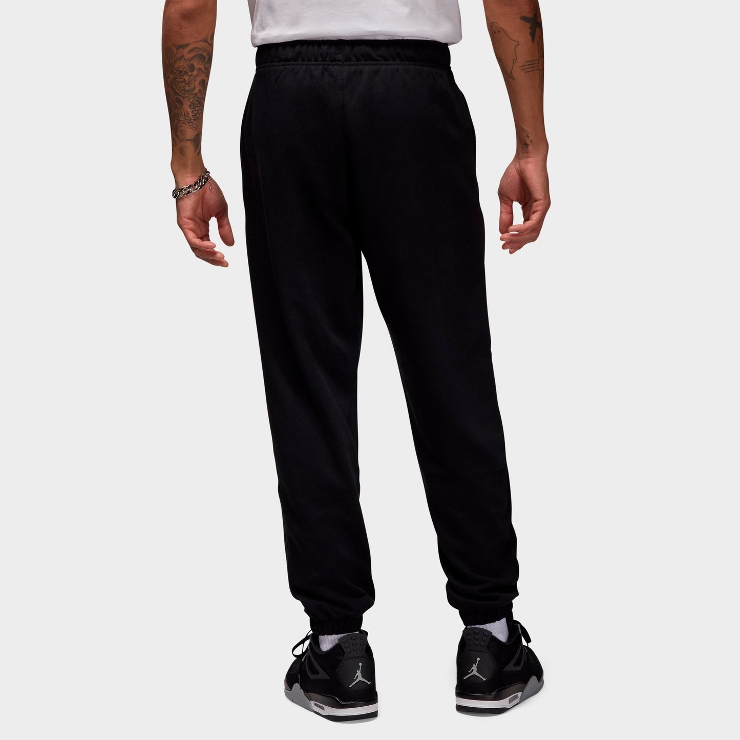 Men's Jordan Dri-FIT Sport Crossover Fleece Jogger Pants - Black/White