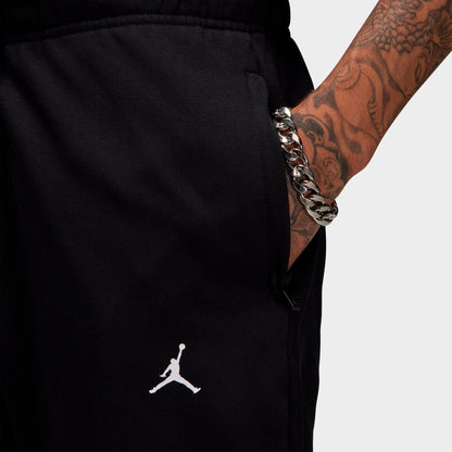 Men's Jordan Dri-FIT Sport Crossover Fleece Jogger Pants - Black/White