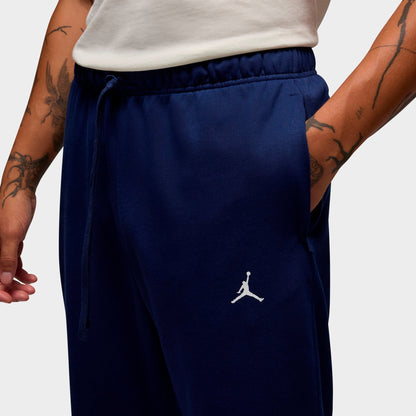 Men's Jordan Dri-FIT Sport Crossover Fleece Jogger Pants - Midnight Navy/White