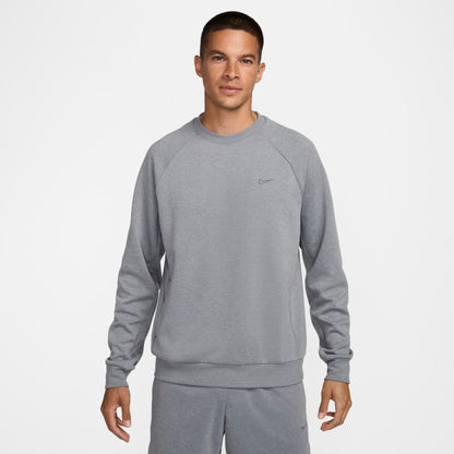 Men's Nike Primary Dri-FIT UV Versatile Crewneck Sweatshirt - Cool Grey/Heather/Cool Grey