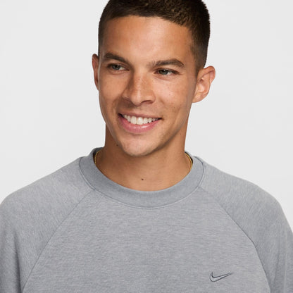 Men's Nike Primary Dri-FIT UV Versatile Crewneck Sweatshirt - Cool Grey/Heather/Cool Grey