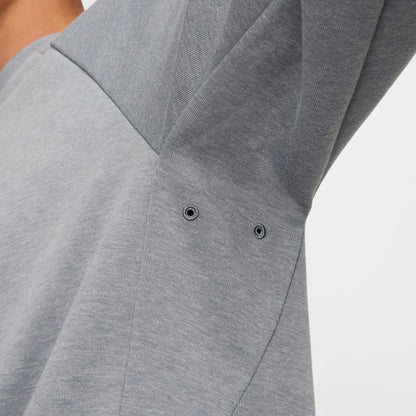 Men's Nike Primary Dri-FIT UV Versatile Crewneck Sweatshirt - Cool Grey/Heather/Cool Grey