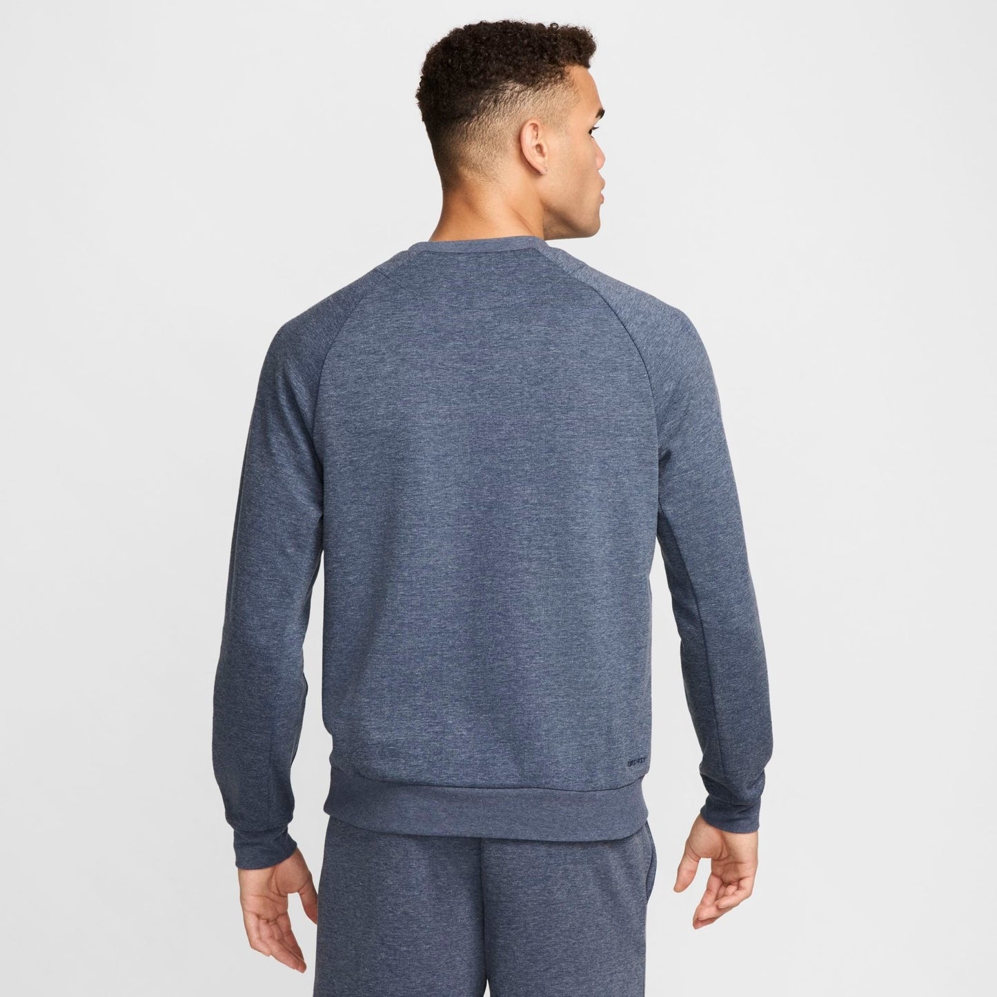 Men's Nike Primary Dri-FIT UV Versatile Crewneck Sweatshirt - Obsidian/Heather/Obsidian