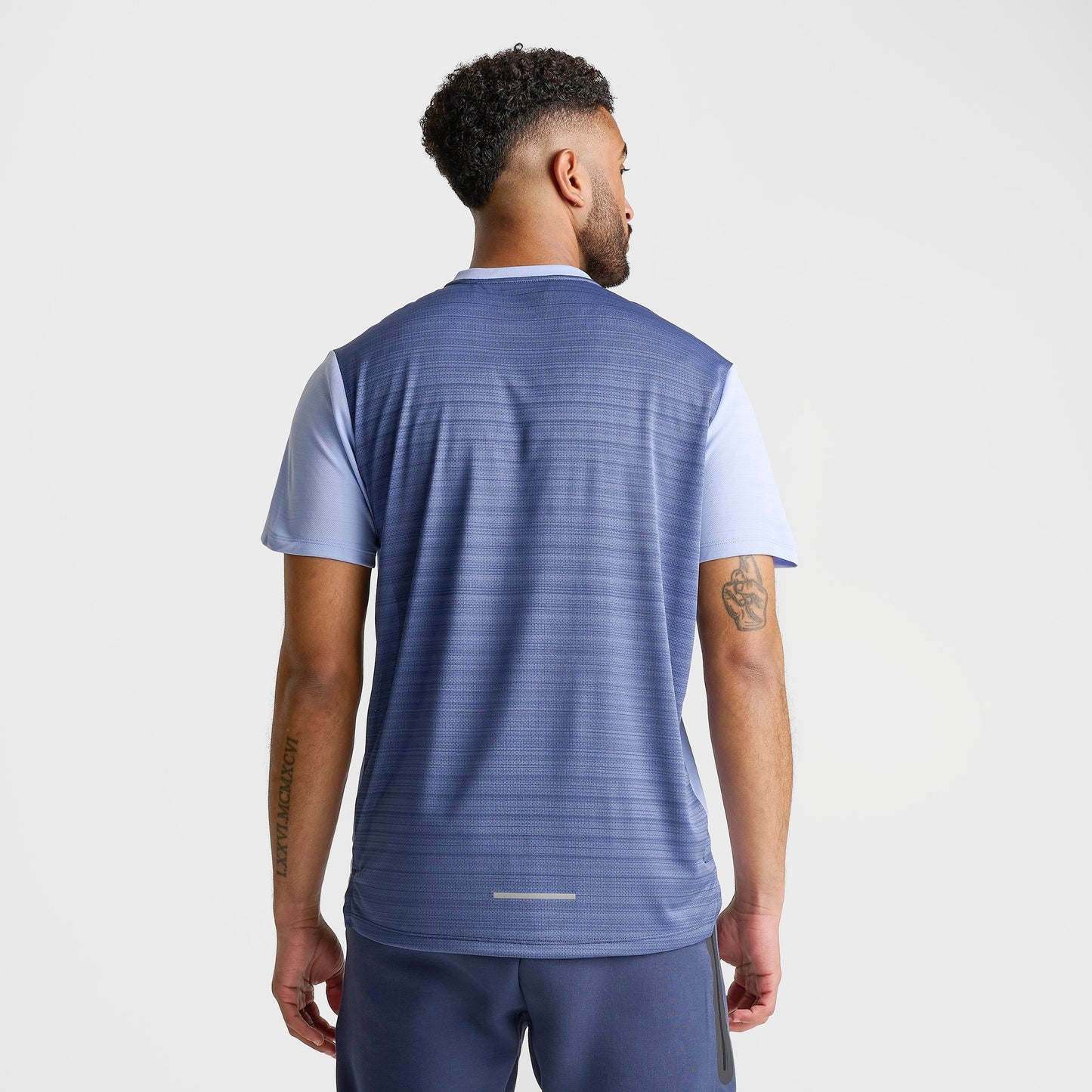 Men's Nike Miler Short-Sleeve Running Top - Cobalt Bliss/Diffused Blue