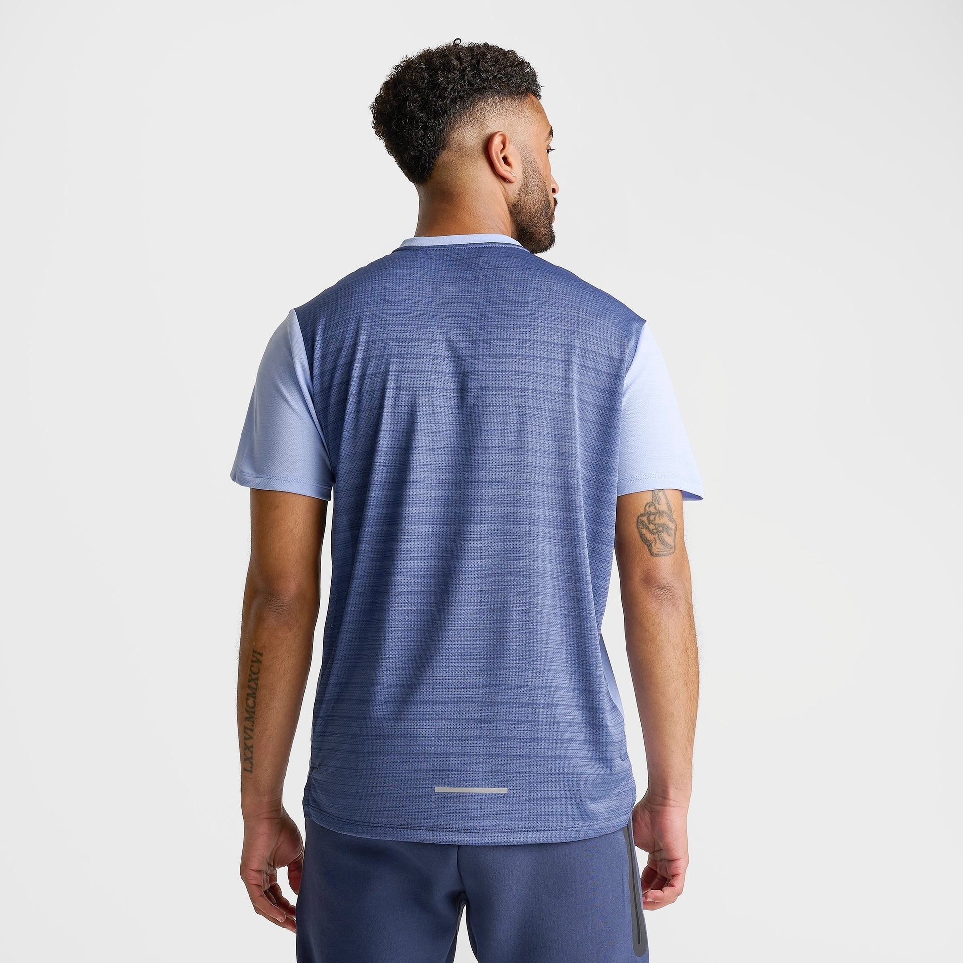 Men's Nike Miler Short-Sleeve Running Top - Cobalt Bliss/Diffused Blue