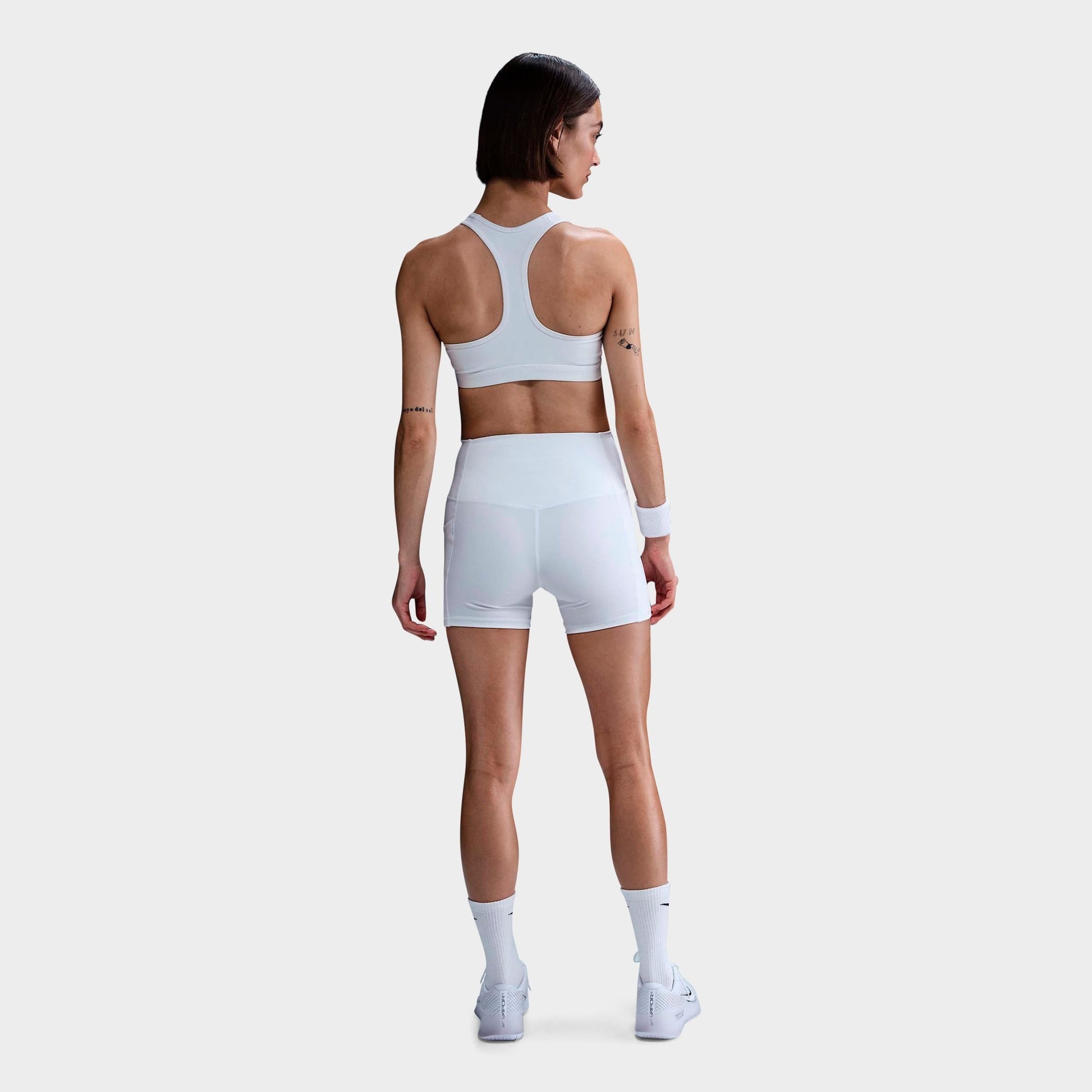 Women's NikeCourt Dri-FIT Tennis Shorts - White/Black