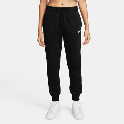 Women's Nike Sportswear Phoenix Fleece Mid-Rise Jogger Sweatpants - Black/Sail