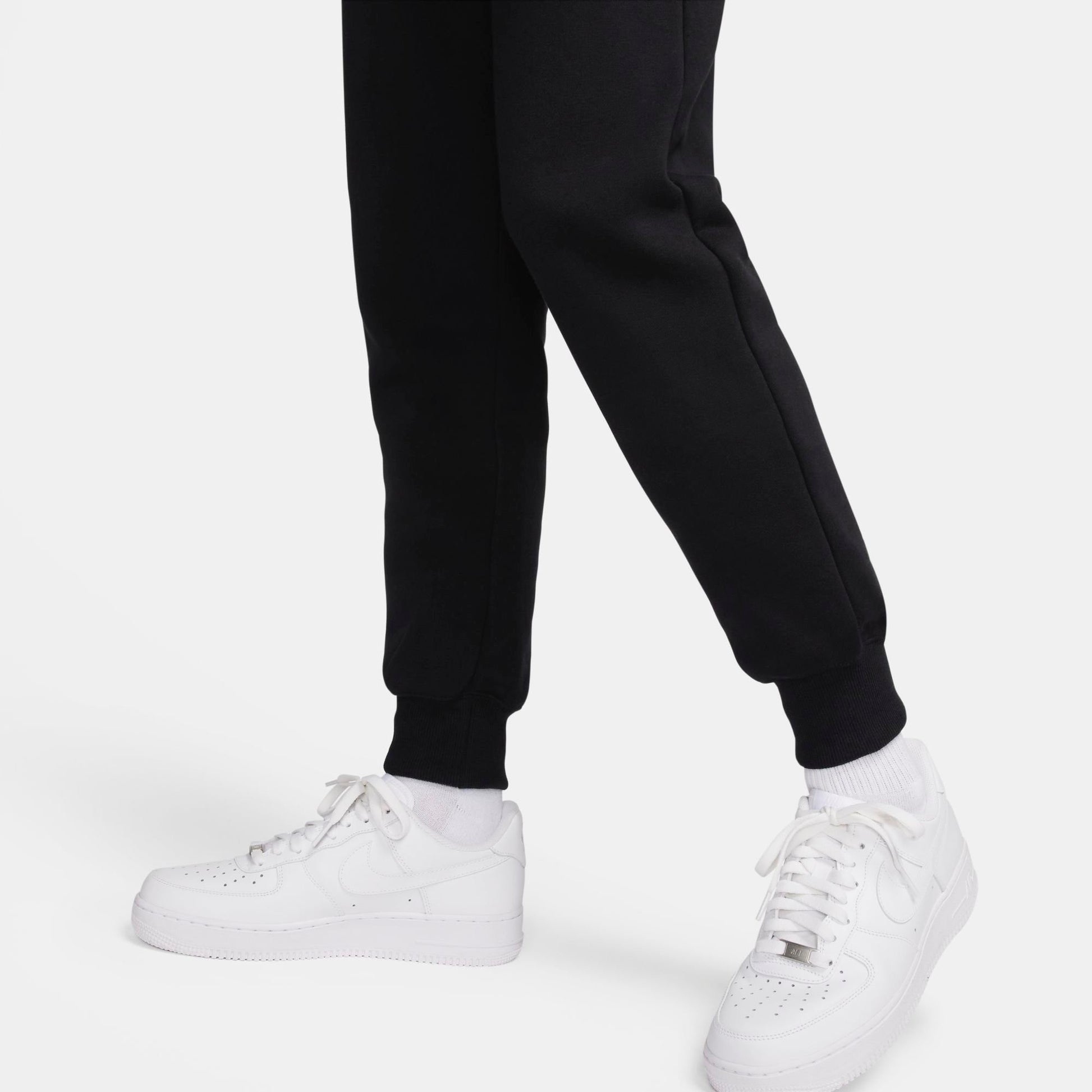 Women's Nike Sportswear Phoenix Fleece Mid-Rise Jogger Sweatpants - Black/Sail