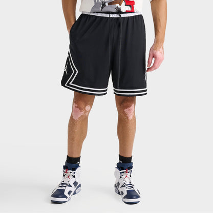 Men's Jordan Sport Dri-FIT Mesh Diamond Shorts - Black/White/White
