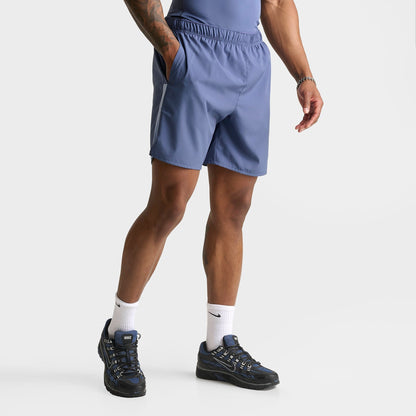 Men's Nike Dri-FIT Challenger Brief-Lined 7" Running Shorts - Diffused Blue/Cobalt Bliss